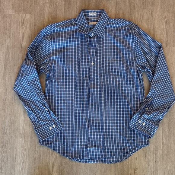 Peter Millar Dress Shirt Blue